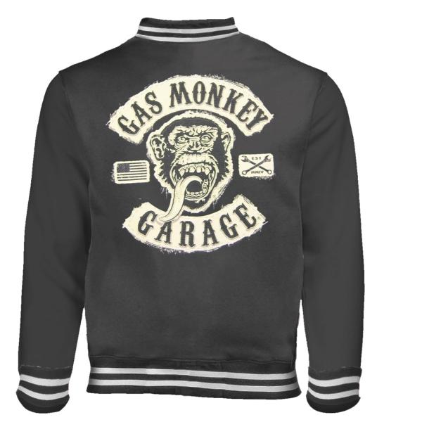 ガス モンキー ガレージ スタジアム ジャケット 黒 Gas Monkey Garage 正規品 ス...