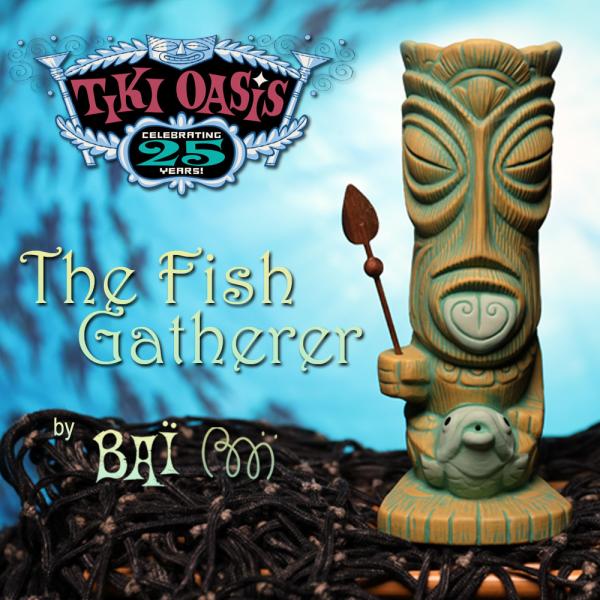 Tiki Farm ティキ ファーム マグ The Fish Gatherer by Bai