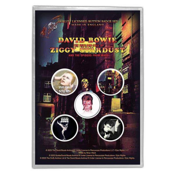 デヴィッド ボウイ バッジ David Bowie Button Badge Pack: Early...