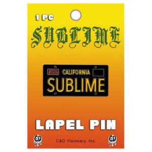 サブライム ピンズ バッヂ Sublime License Plate Pin 正規品 バッジ ロッ...