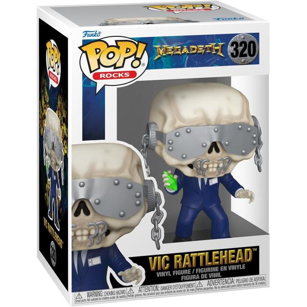 メガデス フィギュア Megadeth Funko Pop! Rocks - Vic Rattleh...
