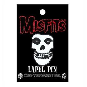 ミスフィッツ ピンズ Misfits Skull Lapel Pin 正規品 バッジ ロックTシャツ...