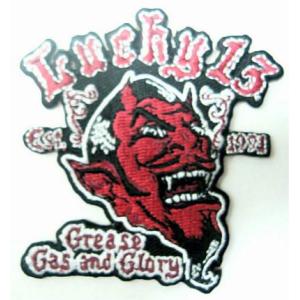 ラッキー13 ワッペン パッチ LUCKY13 Red Devil or King Of Fool