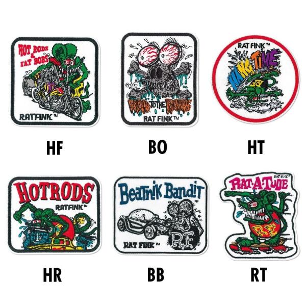 ラット フィンク エンブロイダリー パッチ ワッペン RAT FINK 正規品 雑貨