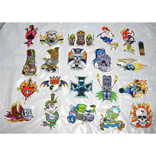 ロウブロー アート カスタムカルチャー系 ステッカー A