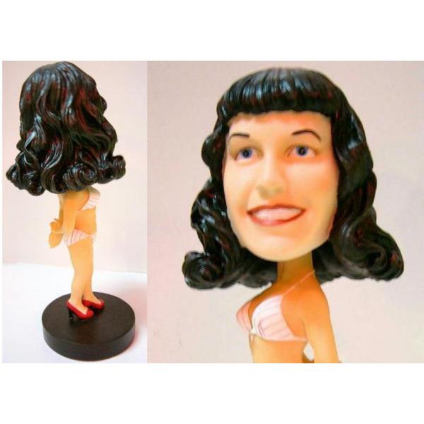 ベティー ペイジ フィギュア Bettie Page Headknocker Bobblehead ...