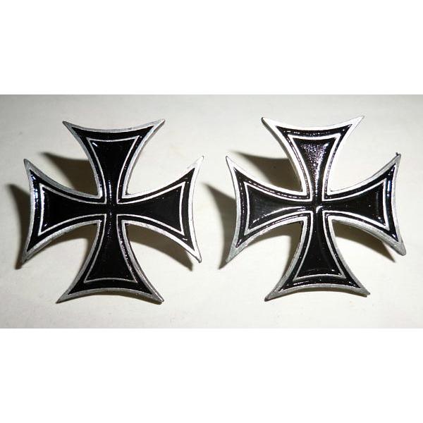 アイアンクロス IRONCROSS ピンズ バッヂ 2pペア ホットロッド - PUNK系ICON