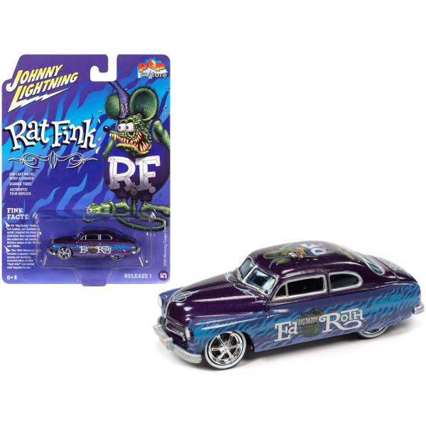 ジョニー ライトニング × ラット フィンク マーキュリー RAT FINK 1949 Mercur...
