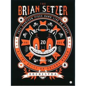 ブライアン セッツァー オーケストラ ポスター 2013 Brian Setzer Orchestr...