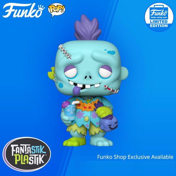 ゾンビ フィギュア Fantastik Plastik Trader Grim w: Tiki Mu...