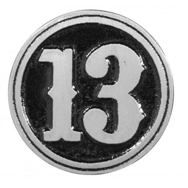 サーティーン ピンズ バッヂ Thirteen 13 ホットロッド バイカー系 アクセサリー 雑貨 ...