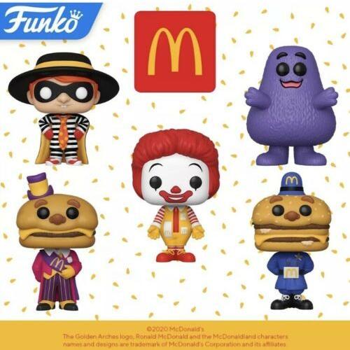 マクドナルド フィギュア 5p セット McDonalds FUNKO POP 5pcs ロナルド,...