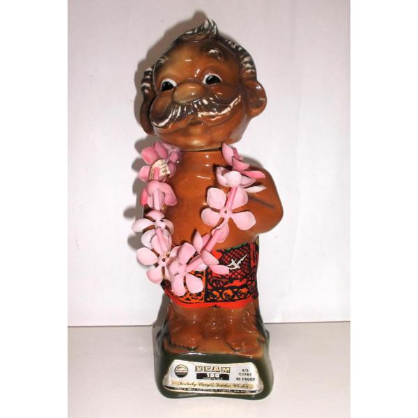 メネフネ デカンター MENEHUNE Jim Beam ボトル Hawaiian Open 70s...