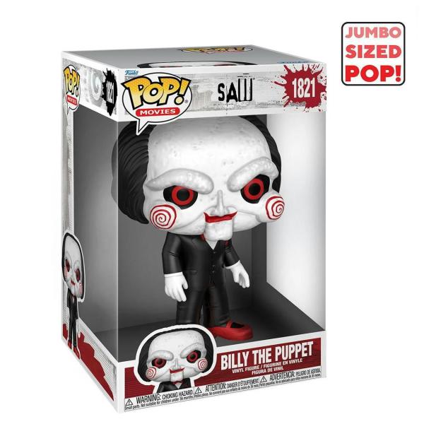 ソウ ビリー フィギュア Saw Billy the Puppet Jumbo 10-Inch Fu...