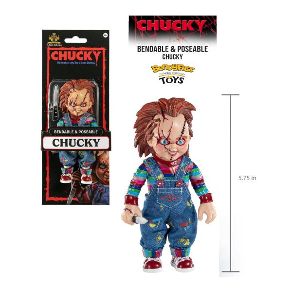 チャッキー ベンタブル フィギュア Chucky Bendyfigs Action Figure C...