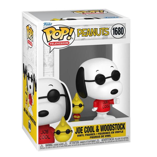 スヌーピー フィギュア Peanuts Joe Cool &amp; Woodstock Funko Pop...