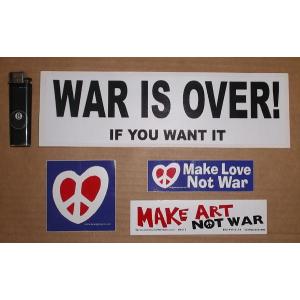 No War 反戦 Anti-War ステッカー4種セット-B Peace Resauce Project｜mumbles