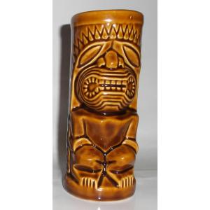 Vintage Tiki Mug ティキ マグ 茶 Orchids Of Hawaii R-71 雑貨