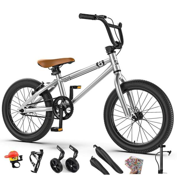 子供用自転車 16インチ/20インチ 幼児用自転車 マウンテンバイク BMX 補助輪付 ランニングバ...