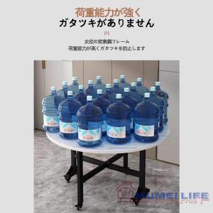 ダイニングテーブル 丸 折り畳み 食卓テーブル...の詳細画像3