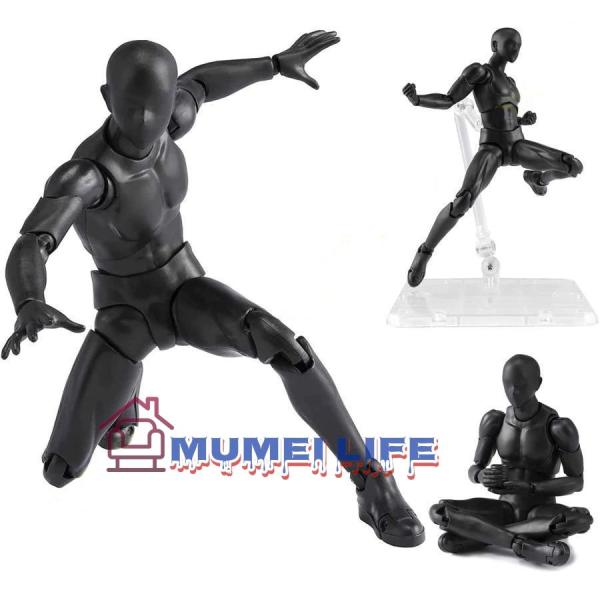 デッサンモデル デッサン人形 モデル人形 素体漫画 男性お絵かきマネキンフィギュアモデル フィギュア...