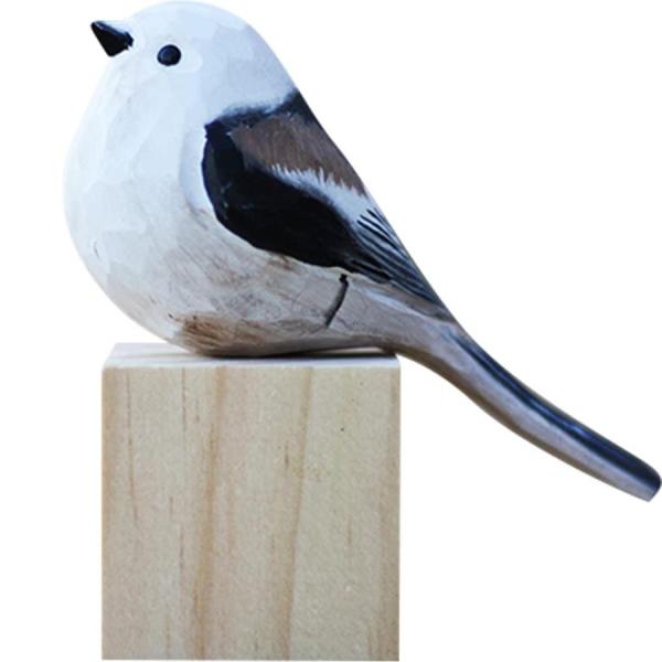 鳥 バード 木製 飾り 玄関先 置物 動物 かわいい 木彫り おもちゃ プレゼント 子供 立体 装飾...