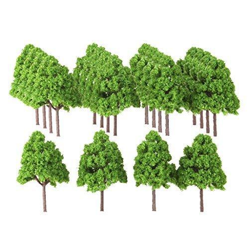 SONONIA 25個 1 /150 モデルツリー 風景 樹木 Nゲージ用 鉄道模型 飾り ライトグ...