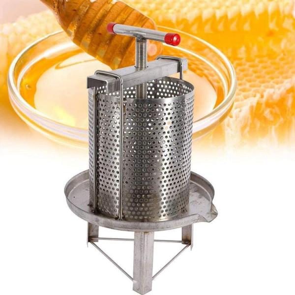 蜂蜜分離器 蜂蜜絞り 器 養蜂器具 蜜を絞り器 蜂蜜圧搾機 ジューサー 手動 みしん 養蜂 器具 は...