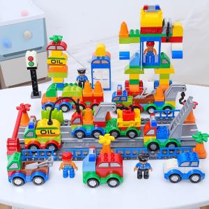 レゴデュプロ LEGO 互換ブロック 色んな車 乗り物セット｜mumumu-yh