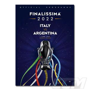 【予約PRO11】【国内未発売】FINALISSIMA 2022 イタリア代表 vs アルゼンチン代表 プログラム【ユーロ2020/コパアメリカ/サッカー/Italy/argentina/メッシ】ネコ｜mundial