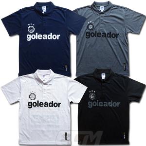 【GOL2024SS】Goleador G2533 ベーシックロゴ プラクティス ポロシャツ【ゴレアドール/フットサル/サッカー/POLO】ネコポス対応可能｜mundial