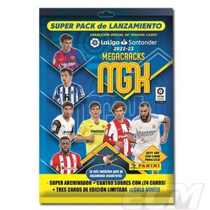 【ESC01】ST【国内未発売】PANINI スペインリーグカード 22-23 "MEGA CRACKS 2023" スターターパック【リーガエスパニョーラ/FCバルセロナ/レアルマドリード/パ｜mundial