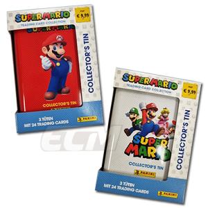 FOR22【国内未発売】PANINI スーパーマリオ トレーディングカード ポケット缶2個セット【サッカー/Nintendo/Super Mario/ゲーム/トレカ/カード】｜mundial