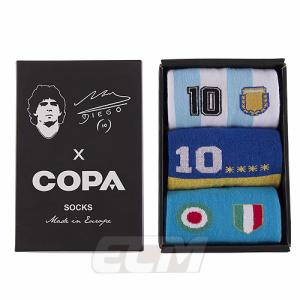 【CPA01】【国内未発売】Maradona x COPA コラボアイテム Number 10 ソックスセット【サッカー/マラドーナ/アルゼンチン代表/ナポリ/Boca】｜mundial