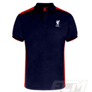 SR0052リバプール 公式ライセンス ポロシャツ ネイビーPRM15
