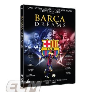 【サッカー FCバルセロナ】【国内未発売】FCバルセロナ ＤＶＤ "BARCA DREAMS" (2016年発売) ECM14｜mundial