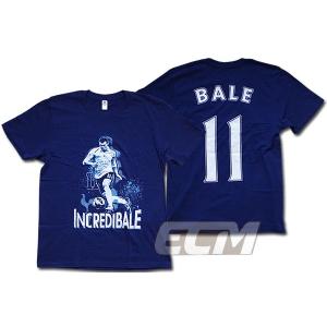 【予約ECM12】ガレス・ベイル　"INCREDIBALE"Ｔシャツ【トットナム/Tottenham Hotspur/サッカー/プレミアリーグ/ウェールズ代表/BALE】330 ENG03｜mundial