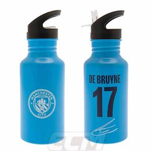 ECM25【国内未発売】マンチェスターシティ オフィシャルグッズ アルミドリンクボトル 17番 デ・ブライネ【De Bruyne/プレミアリーグ/サッカー/Manchester City】｜mundial