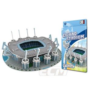 【NAO02】ミニ【国内未発売】マンチェスターシティ エティハドスタジアム　ミニスタジアム 3Dパズル【Manchester City/プレミアリーグ/デブライネ/フォーデン/ハ｜mundial