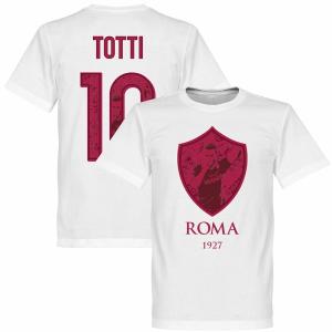 希少　TOTTIトッティー　ローマ　サッカーTシャツ 予約RET06】RE-TAKE ASローマトッティ Gallery Tシャツ エンジ