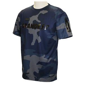 【GRN2019SS】GFPH19002GRANDE FP カモトレーニングメッシュＴシャツ ネイビーｘブラック【グランデ/サッカー/フットサル/トレーニング】ネコポス対応可能｜mundial