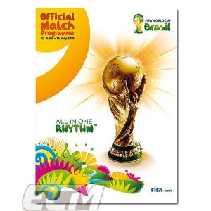 【サッカー ワールドカップ】【国内未発売】2014 FIFA ワールドカップ ブラジル大会オフィシャルプログラム(英語版) ネコポス対応可能 PRO11｜mundial