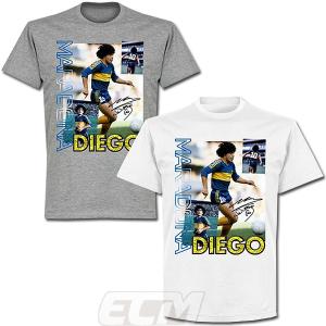 【予約RET06】【国内未発売】RE-TAKE ディエゴ・マラドーナ "Maradona Old Skool"  Tシャツ【サッカー/アルゼンチンリーグ/Boca Juniors/ボカジュニアーズ】ネコ｜mundial