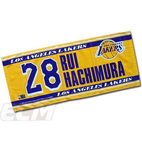 【NBA公認】NBA53313【国内限定】28番 八村塁 ロサンゼルス・レイカーズ フェイスタオル【...