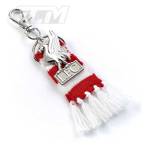 【LIV01】ECM25【国内未発売】リバプールFC 公式グッズ バースカーフ バッグチャーム レッ...