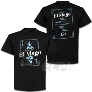 【RET12】【国内未発売】RE-TAKE David Silva "El Mago" Ｔシャツ ブラック【サッカー/ダビド・シルバ/スペイン代表/レアルソシエダ】ネコポス対応可能｜mundial