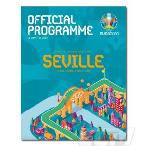 【予約EUP21】【国内未発売】ユーロ2020 オフィシャル トーナメントプログラム SEVILLE ver【ユーロ2021/欧州選手権/公式/サッカー】 ネコポス対応可能｜mundial