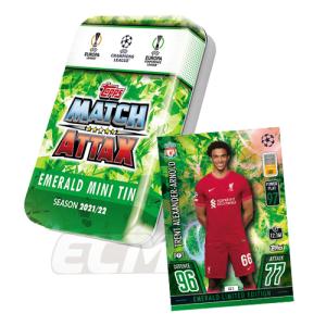 ミニ缶EMERALD【UK版】TOP02【国内未発売】TOPPS  Match Attax 21-22 チャンピオンズリーグ EMERALD ミニ缶【サッカー/トレカ/Champions League/トレーディング｜mundial