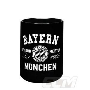 【BAY10】32460【国内未発売】バイエルンミュンヘン オフィシャルグッズ Rekordmeister ブラック マグカップ【サッカー/ブンデスリーガ/Bayern Munchen】｜mundial