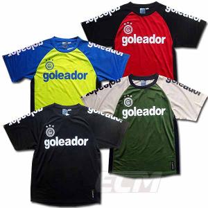 【GOL2023SS】Goleador G2536  プラクティス 脇メッシュ切替シャツ【ゴレアドール/フットサル/サッカー/トレーニング/ジュニアサイズ対応】ネコポス対応可能｜mundial